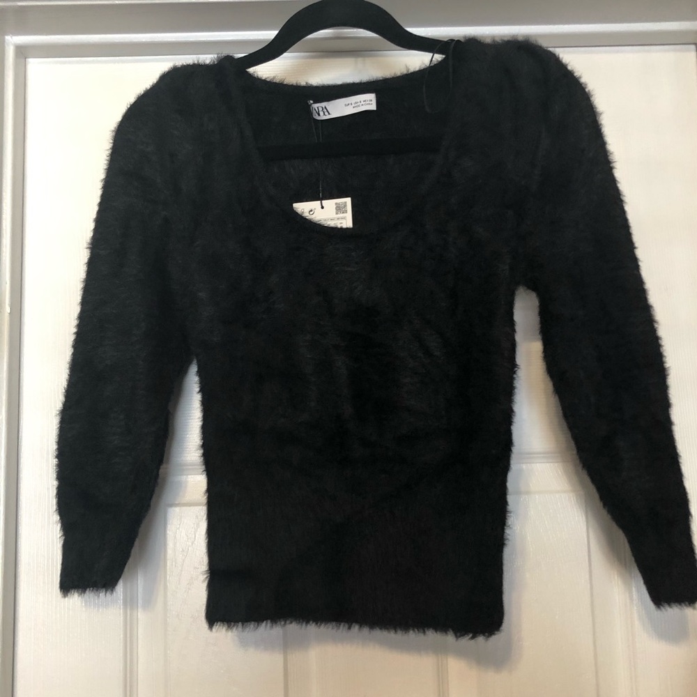 NEVER WORN black Zara sweater